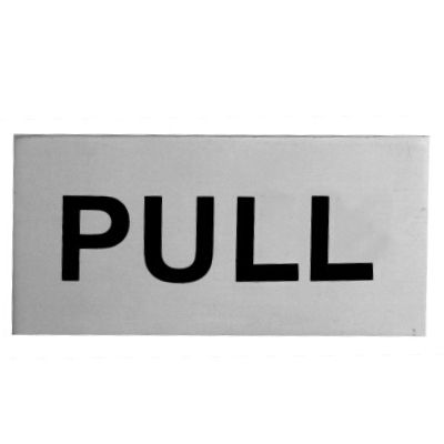 Sign Plate-Pull