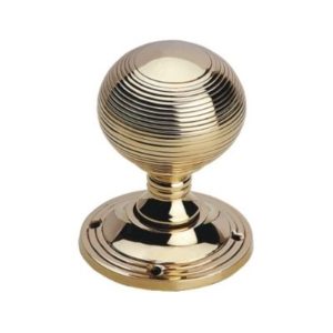 MORTICE KNOB - REEDED