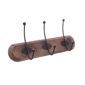 Wall Hanger Natural wood with 3 hooks