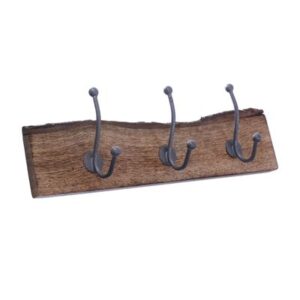 Wall Hanger Buckle wood - 3 hooks
