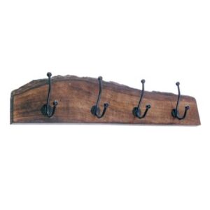 Wall Hanger Buckle Wood - 4 hooks