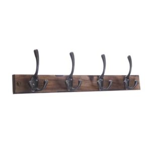 Wall hanger - Natural Wood - 4 hooks